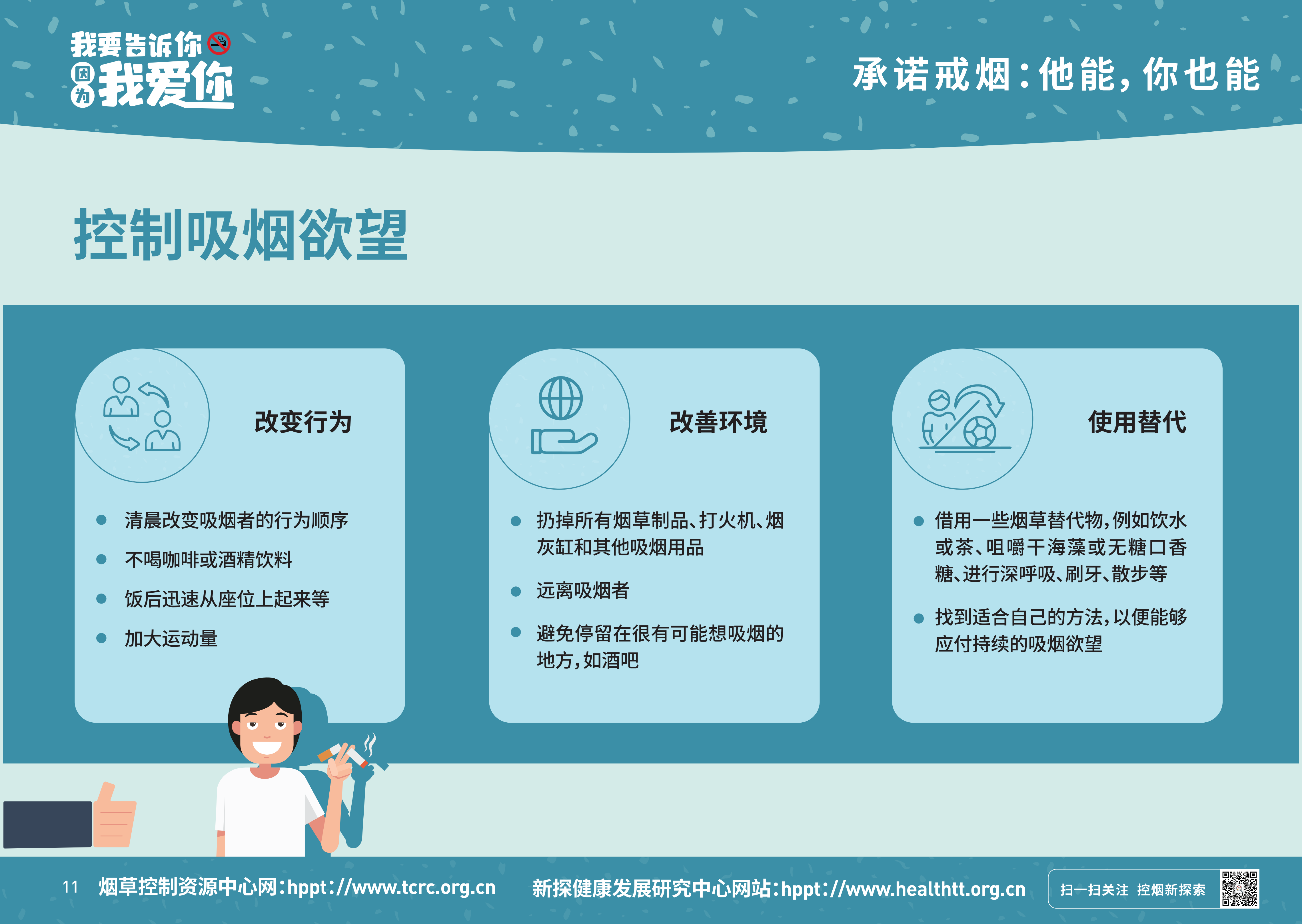 2021年世界无烟日戒烟知识宣传画报